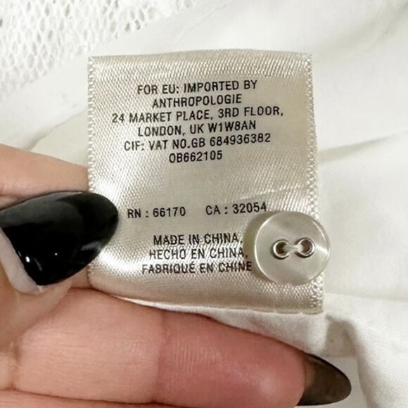 Anthropologie | Akemi + Kin Embroidered Star Print Crochet Top - Picture 8 of 10